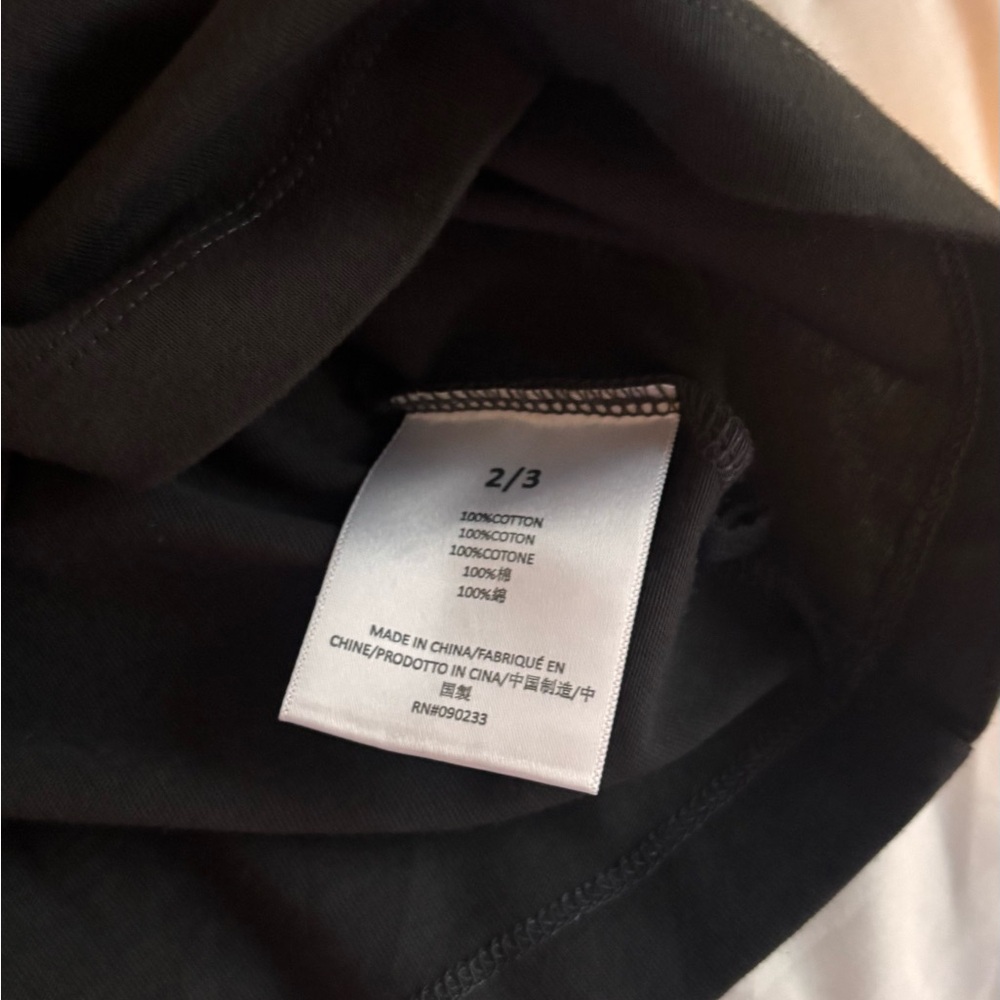 Fear of God Black Long Sleeve Tee with 1977 Design - Picture 3 of 3